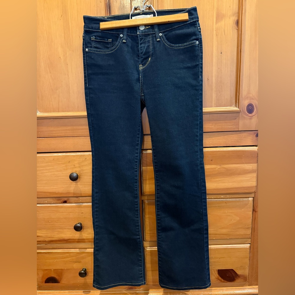 Levi's Dark Blue Women's 315 Shaping Bootcut Jeans